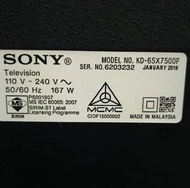 🔥Msia Ready Stock 24hr Ship🔥 SONY TV KD-65X7500F KD65X7500F KD-55X7500F KD55X7500F LVDS RIBBON CABLE