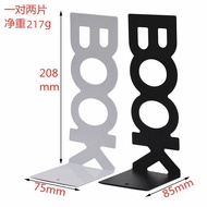 Long Strip mmBK Letter Book Baffle Book Clip Metal Bookend Bookend Book Bookend Shelf Clip Book Book