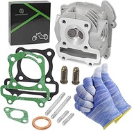 LK 50mm Cylinder Head ATGT-12Z GY6 49cc 50cc to 100cc Scooter Engine 69mm Cylinder Head Assy with Va