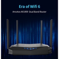 Ancatus AX1800 WiFi 6 wifi transmitter, speed 1.8Gbps, two bands 2.4Ghz and 5Ghz, wide coverage