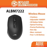 Altec Lansing ALBM7222 Wireless Mouse Adjustable 1600 DPI Lasting Power | Free Battery ALBM 7222