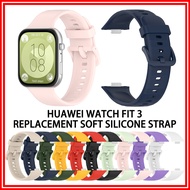 Huawei Watch Fit 3 Strap Huawei Watch Fit3 Replacement Strap Silicone Band Huawei Fit 3 Replacement 