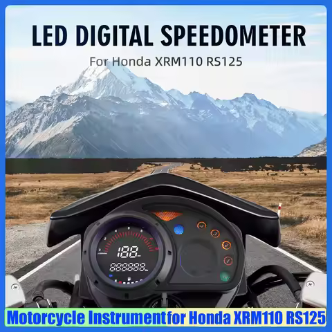 2025 Motorcycle Instrument Digital Speedometer Tachometer Fuel Gauge Mileage Gear Motorcycle Panel M