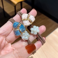 *HJM 01* Elegant Pearl Hair Tie, Latest Korean Fashion Ponytail Holder