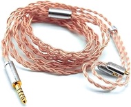 FAAEAL 4N Monocrystalline Copper Silver Plated Earphone Cable,MMCX Connector Detachable Earphone Cor
