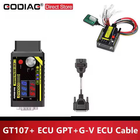GODIAG ECU GPT Boot /G-V ECU Cable/Gearbox Cable 7-in-1/Gearbox Cable 9-in-1+GT107+ DSG Plus Gearbox