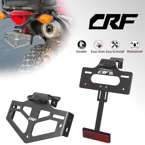 CRF300L 2023 License Plate Holder Fender Eliminator Registration Bracket FOR HONDA CRF300L/CRF300L A