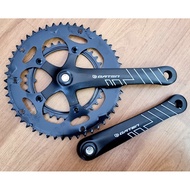 Gainway Road Bike 170mm Crank Square hole crankset 130BCD 50/34T Double Chainrings Sprockets Crank s