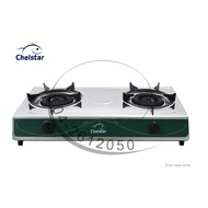 Chelstar Dapur Gas Tekanan Rendah(J-5555K)/ Chelstar Double Burner Table Top(J-5555K)/Chelstar双头炉灶台(