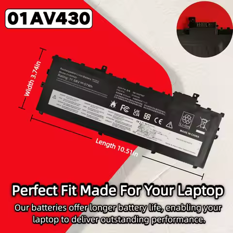 Wholesale And Retail 11.58V 01AV430 Battery 01AV431 for Lenovo ThinkPadX1 Carbon 5th 2017 6th 2018 G