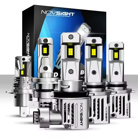 NOVSIGHT Led H7 Headlights H4 H11 H8 H9 9005 HB3 9006 HB4 Car Headlight Bulbs 80W 18000LM LED 12V 65