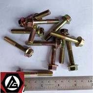 M10x45 Flange Bolt Yellow / Flange Bolt M10 x 45 - P1.25 / Key Cap Bolt 14