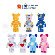 Lego Assembled BEARBRICK 3D Toy Set High Quality Material Suitable For Young Children With LED Lights, Drawers For Toys