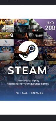 Steam 香港預付卡 HKD 200