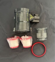 Dibea D008Pro 吸塵器 配件 ** 吸塵集塵桶 (95% 新) + 濾網 x 2 (全新) **