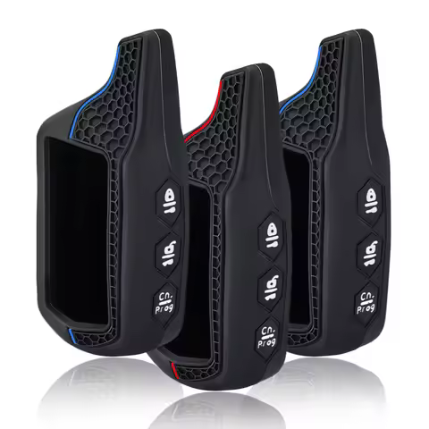 Silicone B9 B6 LCD Body Cover Case 2 Way Car Alarm for Starline B9 B91 B6 B61 A91 A61 V7 Remote Key 