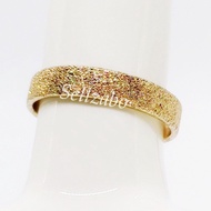 Alloy Rings US Size 9 Gold Golden Shimmers Shimmering Band Accessories Aksesori Emas Cincin Mens Guy