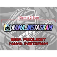 Sosmed Account Name Stickers IG Name Stickers FB Name Stickers TT Name Sticker/s