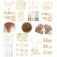 92/58/56/37pcs Elegant Vintage Butterfly, Heart, Faux Pearl, Twist Knot, Star, Moon, Rhinestone, Wid