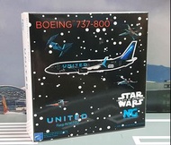 NG MODEL 1:400,飛機模型 UNITED AIRLINES STAR WARS 美國聯合航空 B737-800,58133
