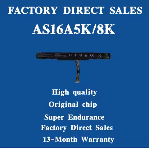 AS16A5K AS16A8K Battery For Acer Aspire E15 E5-475G 523G 553G 575G 774G E5-575-59QB E5-575 E5-575G-5