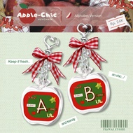 Apple-Chic Keychain (Alphabet Ver.) by Piwai Store