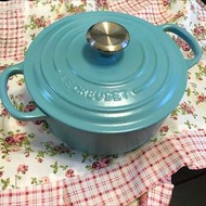 Le Creuset 18cm 圓鍋-礦石藍(霧面)