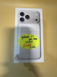 靚仔冇花iPhone 17 pro max 512gb 白色 港版行貨