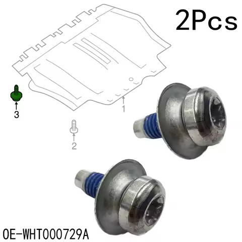 2PCS M8X20 Bottom splash plate screw For Vw Caddy Beetle Eos Golf Jetta Passat Polo Skoda Seat Audi 