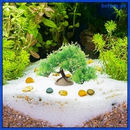 bofeng  Fish Tank Landscaping Tree Ornament Aquarium Water Plant Plants for Pine Foreground Grass Bonsai Plastic Decoration