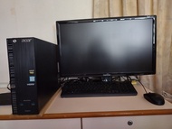 ACER小型桌上電腦連Mon及鍵盤
