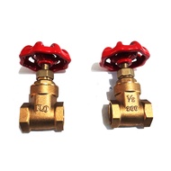 STOP KRAN GATE VALVE KUNINGAN KRAN PDAM MURAH 1/2" DRAT Mirip Onda