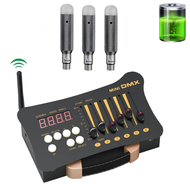 DMX Controller Disco Light Controller 1pcs DMX512 Controller + Charging Receiver Party DJ Stage Ligh