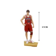 Mô hình nhân vật truyện bóng rổ Slam Dunk Sakuragi Rukawa cute figure