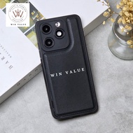 Itel A90 Case Leather Pro camera Black Case Itel A90