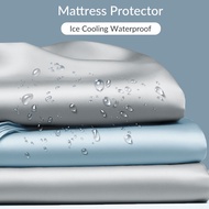 Ice Cooling Waterproof Mattress Frozen/Fitted Sheets/Bedsheet(Single/Super Single/Queen / King) SG in stock