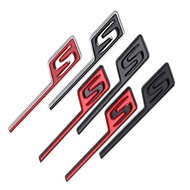 3D ABS Car Rear Trunk Badge Sticker Emblem S Logo Sticker For A45 W176 GTS GT43S GT63S CLA45S C117 C