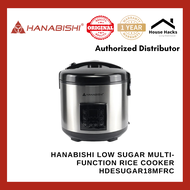 Hanabishi Low Sugar Multi-Function Rice Cooker HDESUGAR18MFRC (House Hacks)