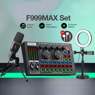 CAHAYA Bonkyo 【Complete Streaming Set】(Free headphones) F999MAX sound card + M990 Microphone + Light