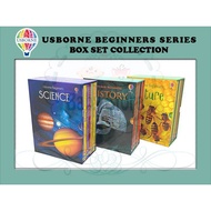 Usborne Beginners Series Collection Box Set (History, Nature, Science)