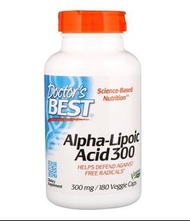 Doctor’s Best Alpha Lipoic Acid 硫辛酸300毫克，180粒膠囊