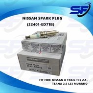 NISSAN X TRAIL T32 2.5 TEANA 2.5 L33 MURANO SPARK PLUG 22401-ED71B (FXE20HE11) (1 SET 4PCS)