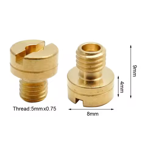 5mm Thread Carburetor Main Jet Round Head Size 70-122.5 for Mikuni Carb VM22/24/26 Motorcycle TTR FZ
