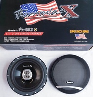 ลำโพง FORMULA-X รุ่น FX-652s 6.5"แกนร่วม 2ทาง กำลังขับ 100 วัตต์ แพค 2 ดอก 1คู่ เหมาะสำหรับรถยนต์