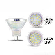 OIMG AC/DC 12V-24V Mini LED Spotlight Bulbs MR11 GU4 2835 SMD 2W 3W 12LEDs 18LEDs Bright LED Bulb Co