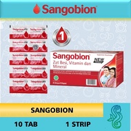 Sangobion Capsule Supplement for Anemia, 10 Strips tablet