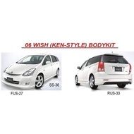 Toyota wish 2006 2007 2008 ZNE10 Legend Ken style kenstyle bodykit body kit front side rear skirt lip