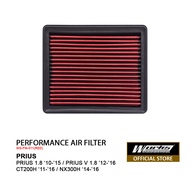 TOYOTA PRIUS 1.8 '10-'15 / PRIUS V 1.8 '12-'16 CT200H / NX300H -WORKS AIR FILTER