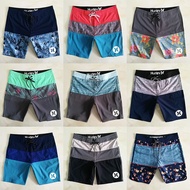 Hurley Casual Men's Beach Shorts Quick-Drying Loose Elastic Large Size Seaside Surfing Short Men's Swimming Trunks Sports Pants