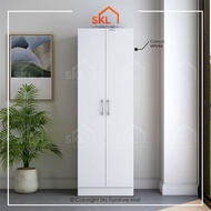 [Ship Out In 2 Days] SKL Furniture DOMA 2 DOOR WARDROBE WITH SHELF
